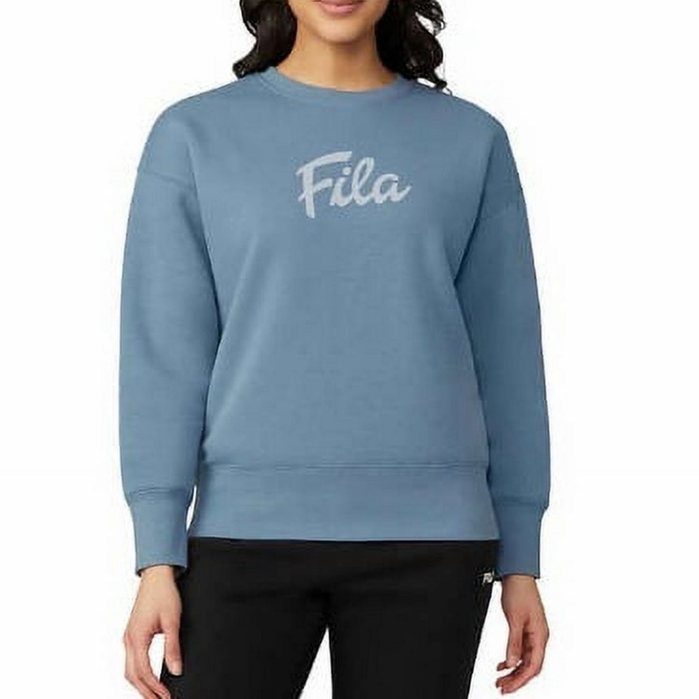 FILA Ladies' Logo Crewneck, Blue S